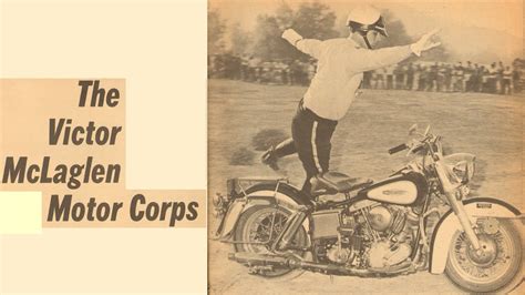 Victor Mclaglen Motorcycle Corps Stunt Riding Team Youtube