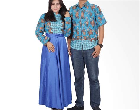 Baju kurung seragam sekoah warna biru. Baju Batik Couple Warna Biru - Inspirasi Desain Menarik