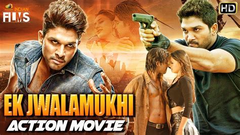 Allu Arjun Ek Jwalamukhi Hindi Dubbed Action Movie South Indian Hindi