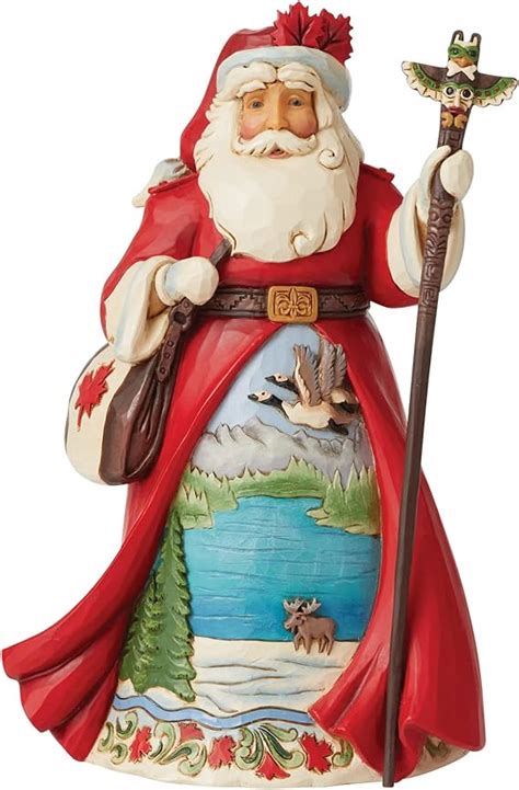 Enesco Jim Shore Heartwood Creek Santas Around The World Canadian