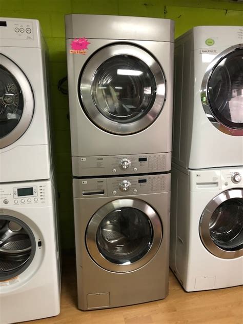 Used LG gray stackable washer and dryer set for sale in Woodbridge - letgo
