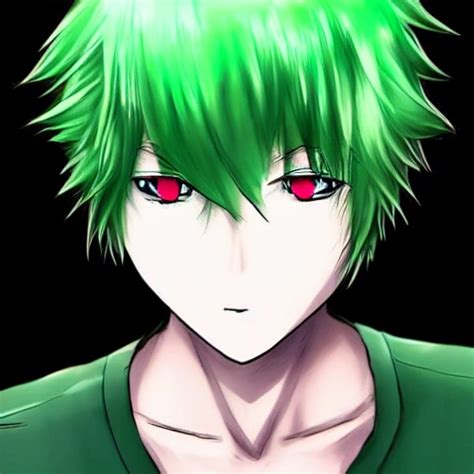 Anime Boy Green Hair Arthubai
