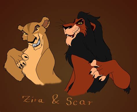 Scar And Zira By No One O1 On Deviantart Lion King Fan Art Lion King Art Disney Lion King