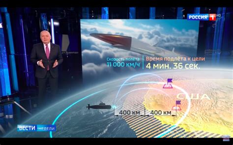 Russian Tv Touts Missile Targets In Us For Hypothetical Vengeance