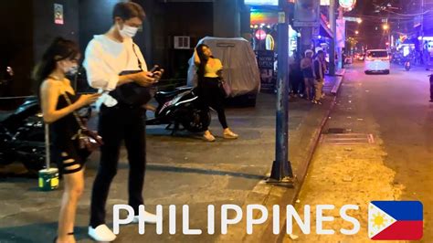 🇵🇭philippines Nightlife District P Burgos St Manila 2023 [full Tour] Youtube
