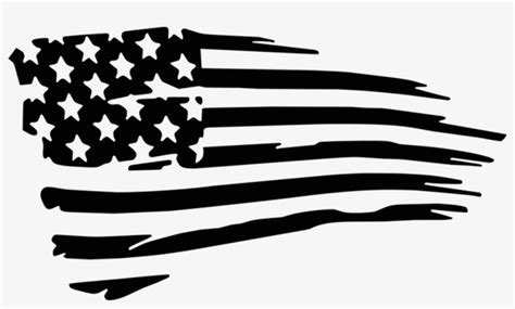 Download High Quality American Flag Transparent Tattered Transparent