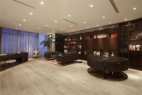 Luxury Ceo Office Interior Design Rendering Tierra Este