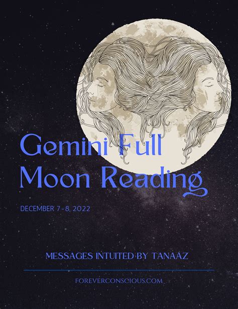 Gemini Full Moon Reading December 2022 Forever Conscious