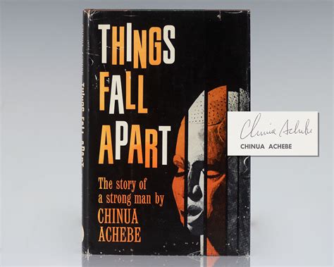 Things Fall Apart Chinua Achebe First Edition Signed
