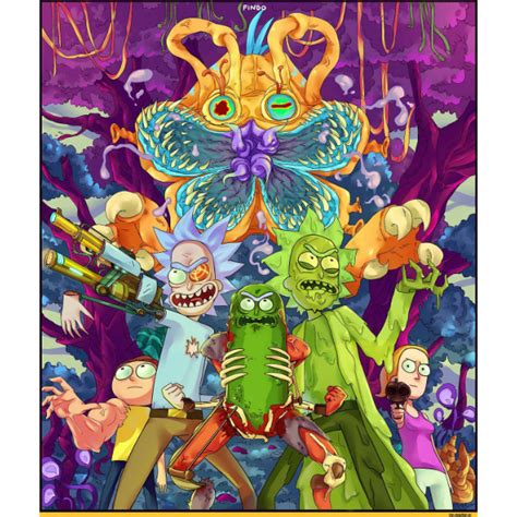 Rick And Morty Season 3 Complete Poster Bilder