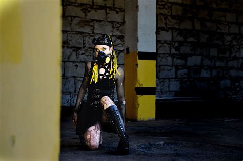 cybergoth style model bina ramos1 pic and makeup facebook