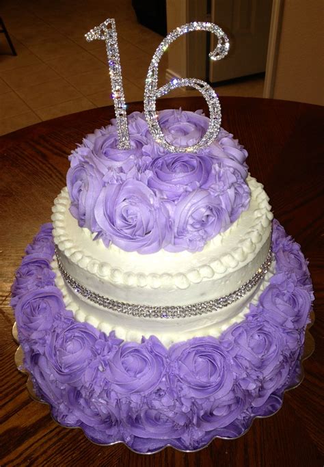 Also, known as sweet sixteen. Purple swirls Sweet 16 cake | Purple sweet 16, Sweet 16 birthday cake, Sweet sixteen cakes