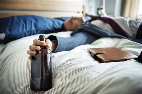 A Drunk Man Passing Out In Bed Premium Photo Rawpixel