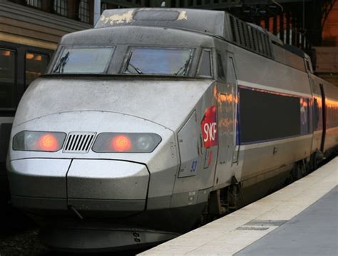 Tgv High Speed Train In Gare De Lyon From Paris France The Tgv