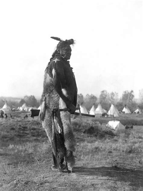 Curtis Native American Nhoop On The Forehead Of The Apsaroke Crow