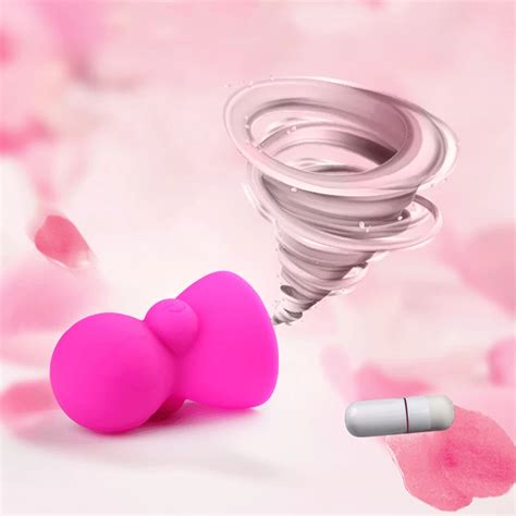 2pcs Nipple Sucker Vibrator Adults Sex Product Shop Breast Enlarge Pump