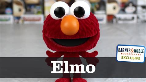 Sesame Street Elmo Flocked Barnes And Noble Exclusive Funko Pop