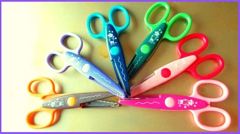 6 Paper Craft Edger Scissors Youtube