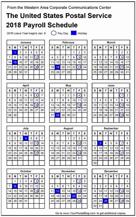 2019 Biweekly Payroll Calendar Excel