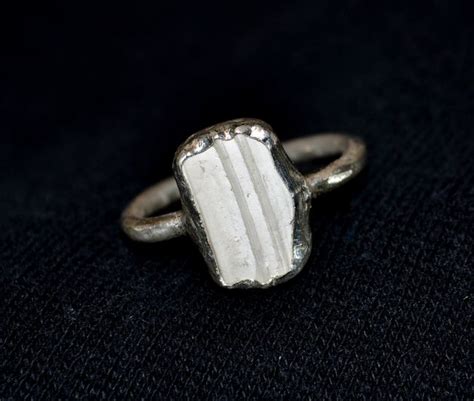 Silver Ring With Shell From Galiano Island Sold Ring