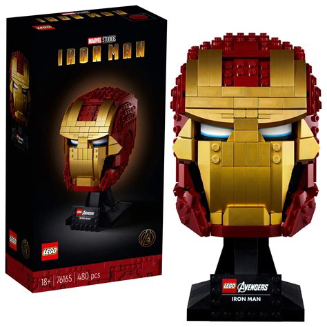 Lego Marvel Avengers Iron Man Helmet 76165 Brick Iron Man Mask For