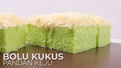 Apalagi bila anda menyertakan si buah hati membuat sajian ini. BOLU KUKUS PANDAN KEJU // PANDAN CHEESE STEAMED CAKE - YouTube