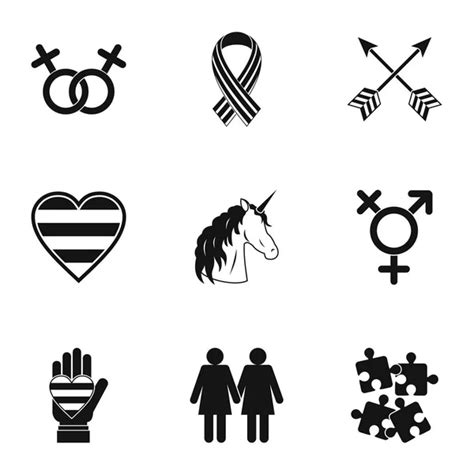 isolated lgtbi icon set vector design stock vector image by ©grgroupstock 332977412