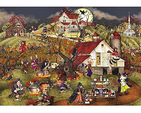 Witches Of Hauntsville Extra Difficult Jigsaw Puzzles