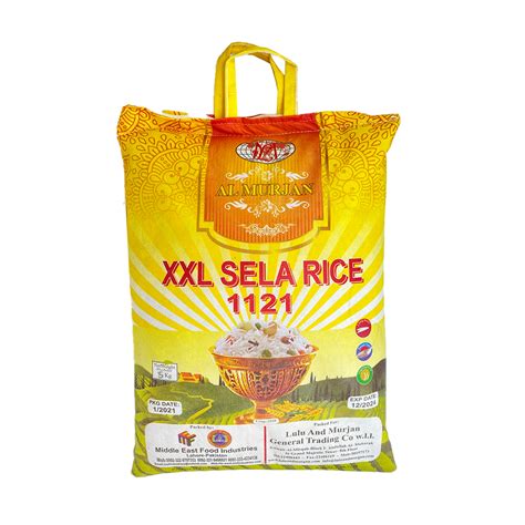 Basmati 1121 Sela Xxl Rice 5kg Lulu And Murjan
