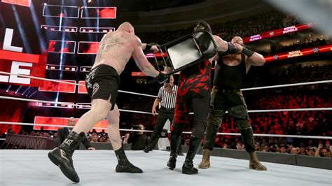 Brock Lesnar Vs Braun Strowman Vs Kane Universal Championship