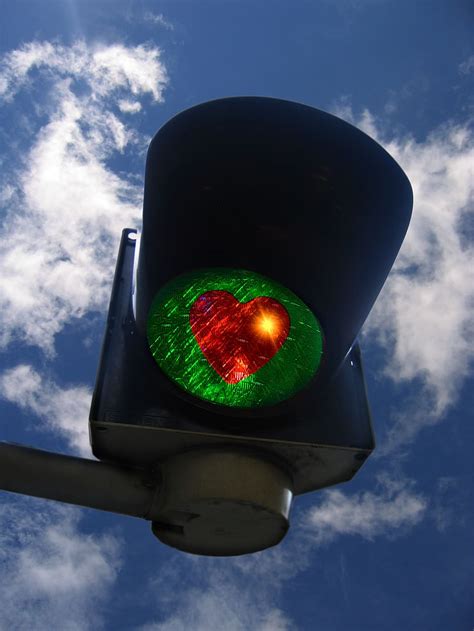 Free Download Green Traffic Light Heart Decor Traffic Lights
