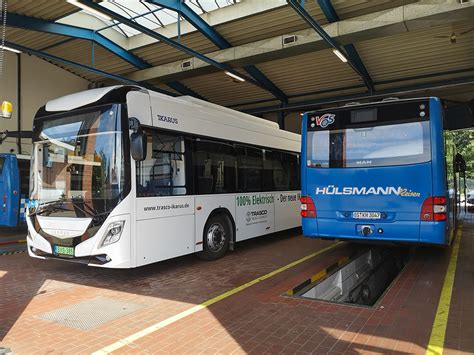 Der E Im Test Bei Der H Lsmann Reisen Gmbh In Voltlage Trasco Bus