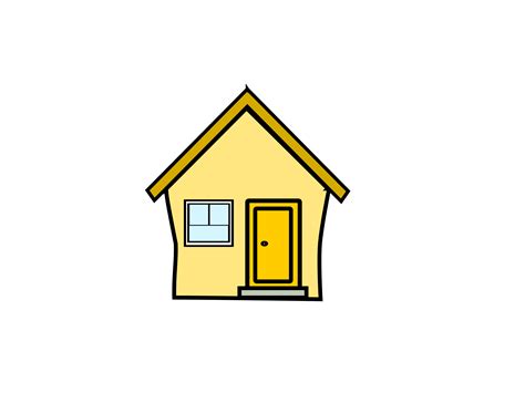 Haus stock photos and images. Clipart - gelbes haus (Yellow House)