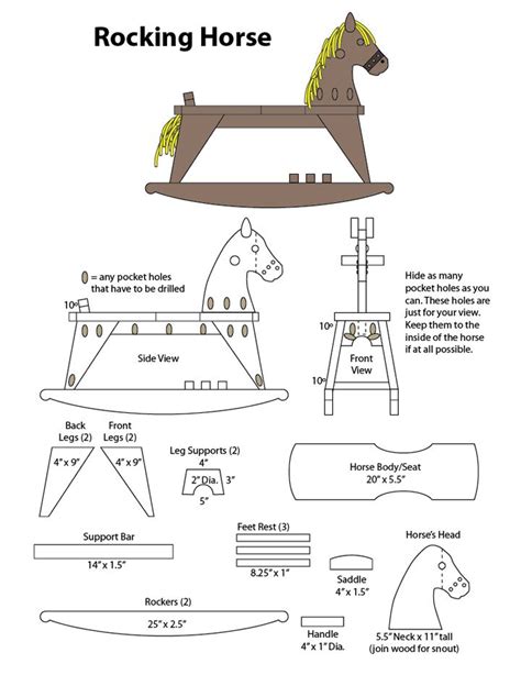 Rocking Horse Plans Free Patterns