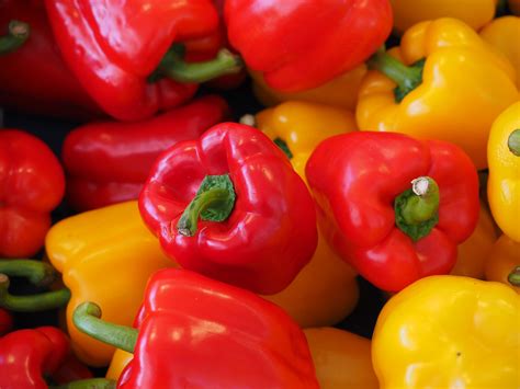 1920x1080 Wallpaper Red And Yellow Bell Pepper Lot Peakpx
