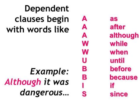 Commas and Clauses