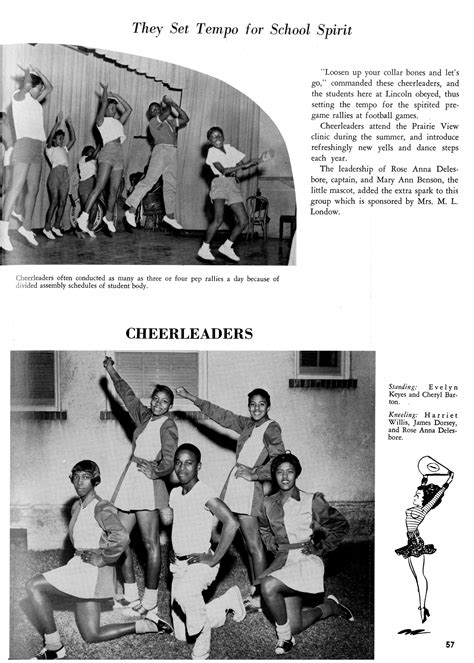 The Bumblebee Yearbook Of Lincoln High School 1960 Page 57 The Portal To Texas History