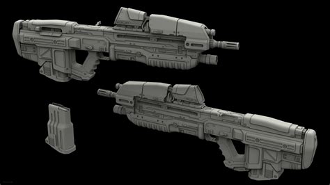 Halo Infinite Assault Rifle And Magnum 3d Models By Me Halo