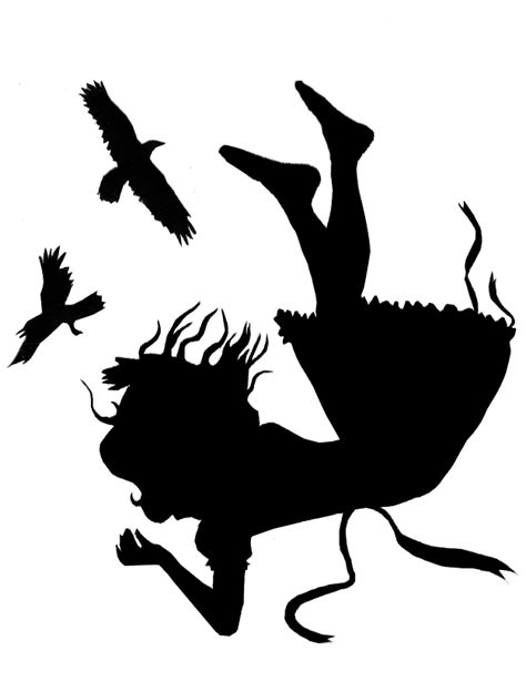 Falling Alice With Crows By Mewx 32 On Deviantart