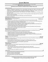 It Project Manager Resume Sample Doc