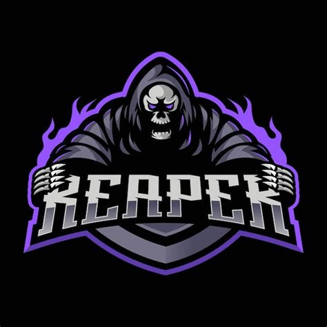 Premium Vector Grim Reaper Esport Mascot Logo