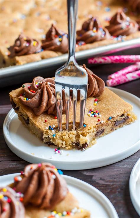 Sheet Pan Cookie Cake Recipe Peas And Crayons