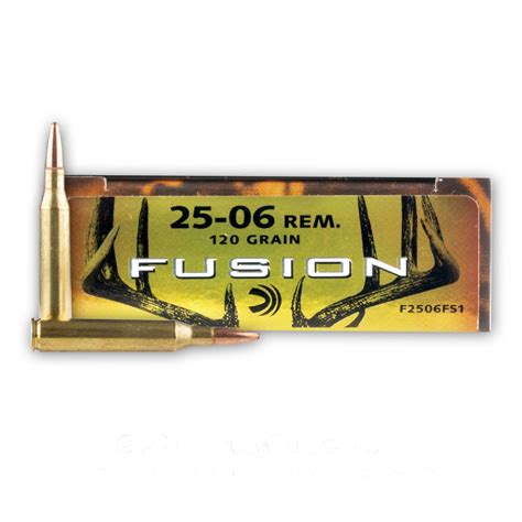 25 06 120 Gr Fusion Federal Fusion 20 Rounds Ammo