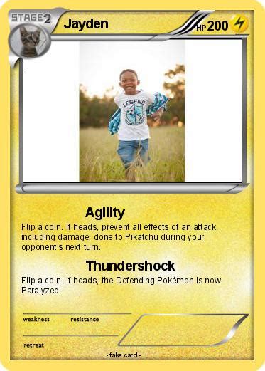 Pokémon Jayden 176 176 Agility My Pokemon Card