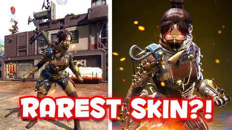 My Rarest Wraith Skins In Apex Legends Airship Assassin Youtube