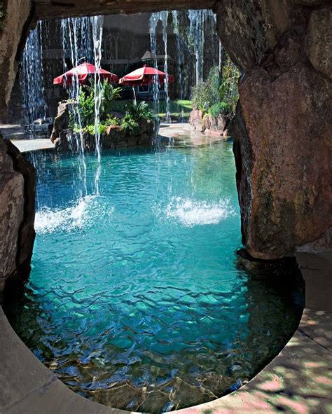 John Guild Photography Water Caves Grotto Custom Pool Caves Pool