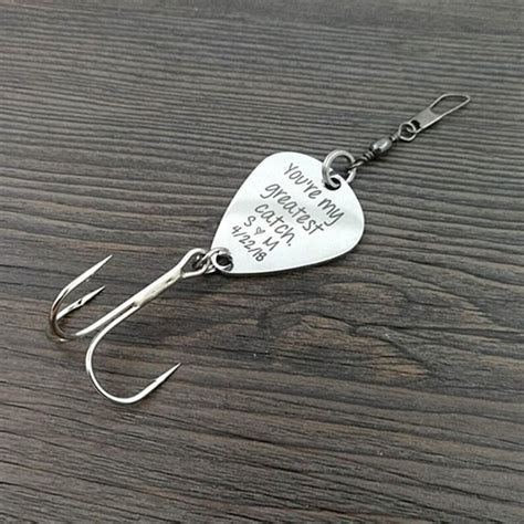 You Are My Greatest Catch Fishing Lure Hookslaser Engraved Etsy