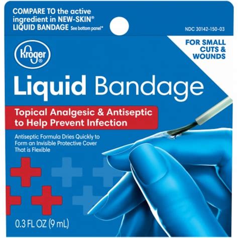 Kroger Liquid Bandage 03 Fl Oz Pay Less Super Markets