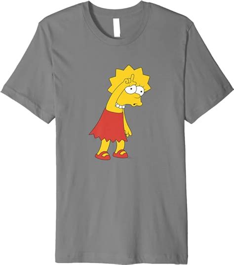 The Simpsons Lisa Loser Premium T Shirt Clothing