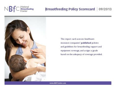 The National Breastfeeding Center Has Issued A National Score Card To